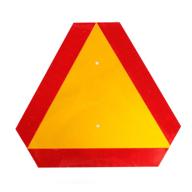 🚧 slow moving vehicle safety sign for enhanced occupational health & safety – product for improved safety measures logo