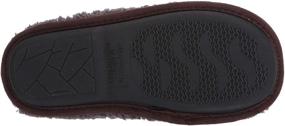 img 1 attached to 👞 Quilted Leather Slipper Boys' Shoes from Dearfoams - Toddler Size in Slippers