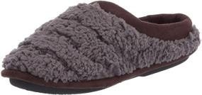 img 4 attached to 👞 Quilted Leather Slipper Boys' Shoes from Dearfoams - Toddler Size in Slippers