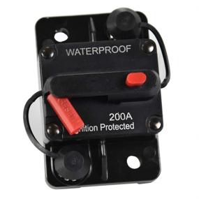 img 2 attached to ⚡ 30-300A Manual Reset Circuit Breaker for Car Auto Boat Stereo Audio Fuse Plug (200A)