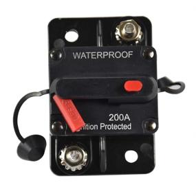 img 3 attached to ⚡ 30-300A Manual Reset Circuit Breaker for Car Auto Boat Stereo Audio Fuse Plug (200A)