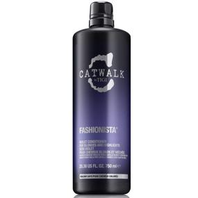 img 1 attached to 💜 Tigi Catwalk By Tigi Fashionista Violet Shampoo and Conditioner Duo Pack - 25.36 Oz