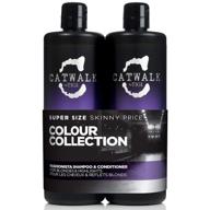 💜 tigi catwalk by tigi fashionista violet shampoo and conditioner duo pack - 25.36 oz logo