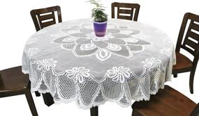 img 1 attached to 🍽️ GEFEII Kitchen Tablecloth Decorative Tablecloths for Stylish Table Decor