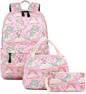 🦄 abshoo lightweight bookbags unicorn backpacks: fun and functional kids' backpacks логотип