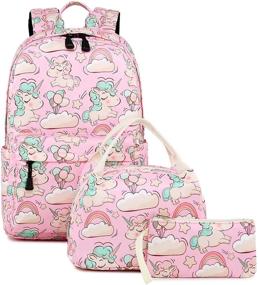 img 4 attached to 🦄 Abshoo Lightweight Bookbags Unicorn Backpacks: Fun and Functional Kids' Backpacks