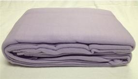 img 1 attached to 💜 Luxurious Lilac (Lavender) Polar Fleece Massage Table Blanket: Ultimate Comfort and Style!