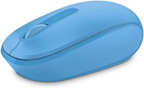 img 1 attached to 🖱️ Microsoft Wireless Mobile Mouse 1850 - Cyan Blue (U7Z-00055): Seamless Navigation at Your Fingertips