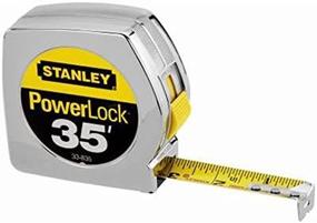 img 3 attached to Stanley 33 835 35 Foot Powerlock Tape: Precision Measuring Tool for Accurate Measurements