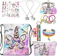 🎒 rlgpbon drawstring backpack: a stylish accessory set for girls' jewelry, necklaces & pendants logo