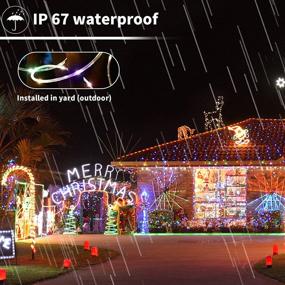 img 2 attached to 40Ft Battery Powered LED Rope Lights: 120 LEDs, Remote Control, 8 Modes, Color Changing, Waterproof Strip Fairy Lights - Perfect for Garden, Christmas, Party Decorations!