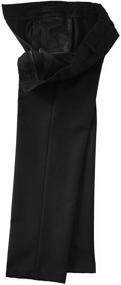 img 2 attached to Premium Quality YuanLu Flat Front Boys Dress Pants with Adjustable Waist - Stylish and Comfortable!