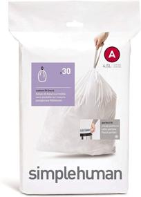 img 2 attached to 🗑️ simplehuman Custom Fit Trash Can Liner A, 4.5L / 1.2 Gallons, Pack of 120 (4 packs)