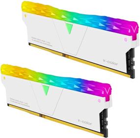 img 4 attached to v-Color Prism Pro White RGB 16GB (2 x 8GB) DDR4 3600MHz (PC4-28800) Гейминг модуль памяти для настольного компьютера Ram UDIMM Non ECC Unbuffered DIMM - ледяной белый (TL8G36818D-E6PRWWK)