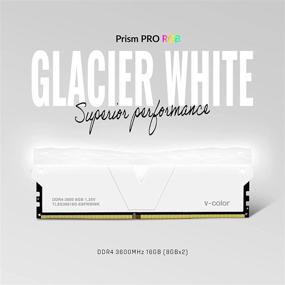 img 2 attached to v-Color Prism Pro White RGB 16GB (2 x 8GB) DDR4 3600MHz (PC4-28800) Гейминг модуль памяти для настольного компьютера Ram UDIMM Non ECC Unbuffered DIMM - ледяной белый (TL8G36818D-E6PRWWK)