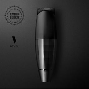 img 3 attached to 🧔 Bevel Limited Edition Cordless Beard Trimmer for Men - Rechargeable, Tool-Free, Zero Gap Dial, High Power, 8 Hour Battery Life, 6 Month Standby - Black (1 Count)