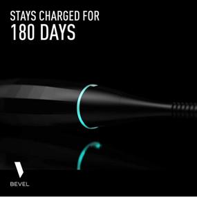 img 1 attached to 🧔 Bevel Limited Edition Cordless Beard Trimmer for Men - Rechargeable, Tool-Free, Zero Gap Dial, High Power, 8 Hour Battery Life, 6 Month Standby - Black (1 Count)