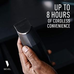 img 2 attached to 🧔 Bevel Limited Edition Cordless Beard Trimmer for Men - Rechargeable, Tool-Free, Zero Gap Dial, High Power, 8 Hour Battery Life, 6 Month Standby - Black (1 Count)