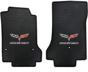 img 4 attached to Резиновые коврики Lloyd Mats Signature для Corvette C6 2007.5-2013.5: Надежные передние коврики (крепление на липучке)