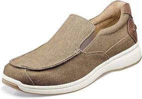 img 1 attached to 👞 Great Lakes Canvas Moc Toe Men's Shoes by Florsheim