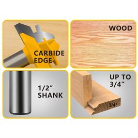 img 2 attached to CNC Lock Miter Bit for Enhanced Router Performance