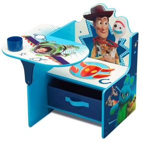 img 4 attached to 🪑 Disney Toy Story 4 Delta Children Chair Desk with Storage Bin