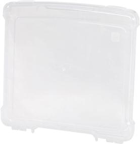 img 1 attached to 📁 Iris USA PJC-3000: Clear Slim Portable Project Case for Hassle-free Organization