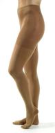 🩲 medium beige waist high closed toe jobst relief compression pantyhose 30-40 mmhg for effective compression therapy логотип