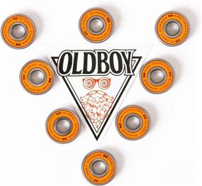 img 2 attached to 🛹 Enhance Your Skating Experience with Oldboy Chrome Skateboard Bearings for Skateboards, Longboards, Quad Skates, Rollerblades or Scooters