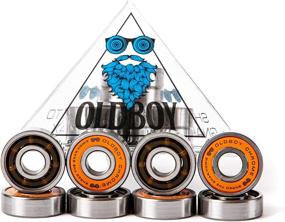 img 3 attached to 🛹 Enhance Your Skating Experience with Oldboy Chrome Skateboard Bearings for Skateboards, Longboards, Quad Skates, Rollerblades or Scooters