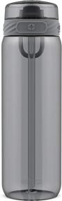 img 3 attached to 💧 Ello Cooper 28 oz BPA-Free Tritan Water Bottle with Silicone Straw - Grey: Hydration on the Go!