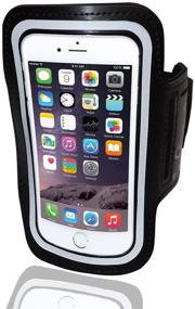 img 4 attached to Running Armband for iPhone 8 Plus (5.5), Black by RED STAR TEC