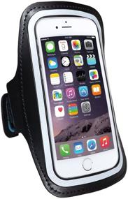 img 1 attached to Running Armband for iPhone 8 Plus (5.5), Black by RED STAR TEC