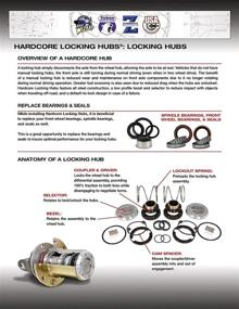 img 2 attached to 🔒 Yukon Gear & Axle YHC70006 Hardcore Locking Hub Set for GM/Ford 1/2 Ton & 3/4 Ton Truck Dana 44 Differential with 19-Spline – Enhancing SEO