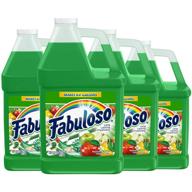 🍇 fabuloso all purpose cleaner: passion of fruits - bathroom, toilet, floor, shower & glass cleaner, mop cleanser, kitchen degreaser - 128oz (pack of 4) logo