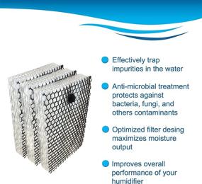 img 1 attached to HQRP 3-Pack Filter for Bionaire BWF100 Humidifiers: Ultimate Compatibility with BCM Series Models