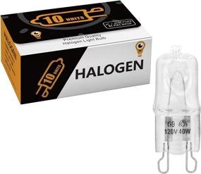 img 3 attached to 💡 10 Pack Dimmable Q50/G9/CL/120V G9 JCD 50W 120V T4 JD Type Clear Lens Halogen Light Bulbs - Ideal for Hanging Pendant, Chandeliers, Sconces & Down Lamps