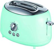 brentwood ts-270bl cool-touch 2-slice retro toaster with extra-wide slots (blue) – optimum size for appliances logo
