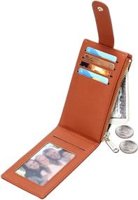 img 2 attached to 👛 Badiya Holder Wallet: The Perfect Bifold Organizer for Women's Handbags and Wallets