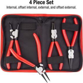 img 3 attached to 🔧 Snap Pliers Set by Sunex - 4 Piece Kit