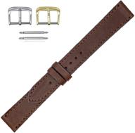 👜 exquisite brown stitched genuine montana leather: unmatched quality and style logo