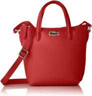 👜 lacoste women's crossbody handbag nf2609po - stylish shopping companion logo