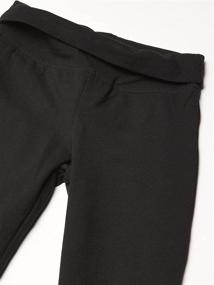 img 1 attached to 👖 Girls' Active Uniform Pants with Foldover Waist - The Children's Place