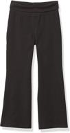 👖 girls' active uniform pants with foldover waist - the children's place logo