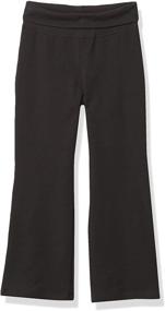 img 2 attached to 👖 Girls' Active Uniform Pants with Foldover Waist - The Children's Place