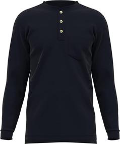 img 3 attached to 💧 Nano TexSpill Resistance RelaxFit Long Sleeve: Stylish & Practical Protection against Accidental Spills