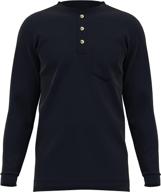 💧 nano texspill resistance relaxfit long sleeve: stylish & practical protection against accidental spills logo