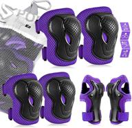 🛴 aresko kids/youth protective gear set: 6-in-1 safety kit for scooter, skateboard, bicycle & more logo