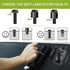 img 2 attached to Complete TV Mounting Hardware Pack for Universal Compatibility | Includes M4 M5 M6 M8 Screws, Washers, and Spacers Assortment | Ideal for Monitors and TVs up to 80 inches