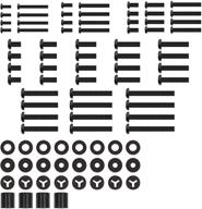 complete tv mounting hardware pack for universal compatibility | includes m4 m5 m6 m8 screws, washers, and spacers assortment | ideal for monitors and tvs up to 80 inches logo